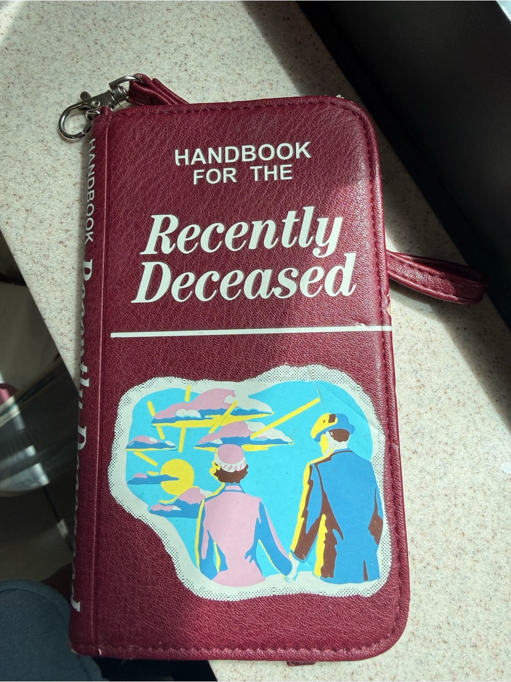 Beetle Juice Deceased Handbook wallet